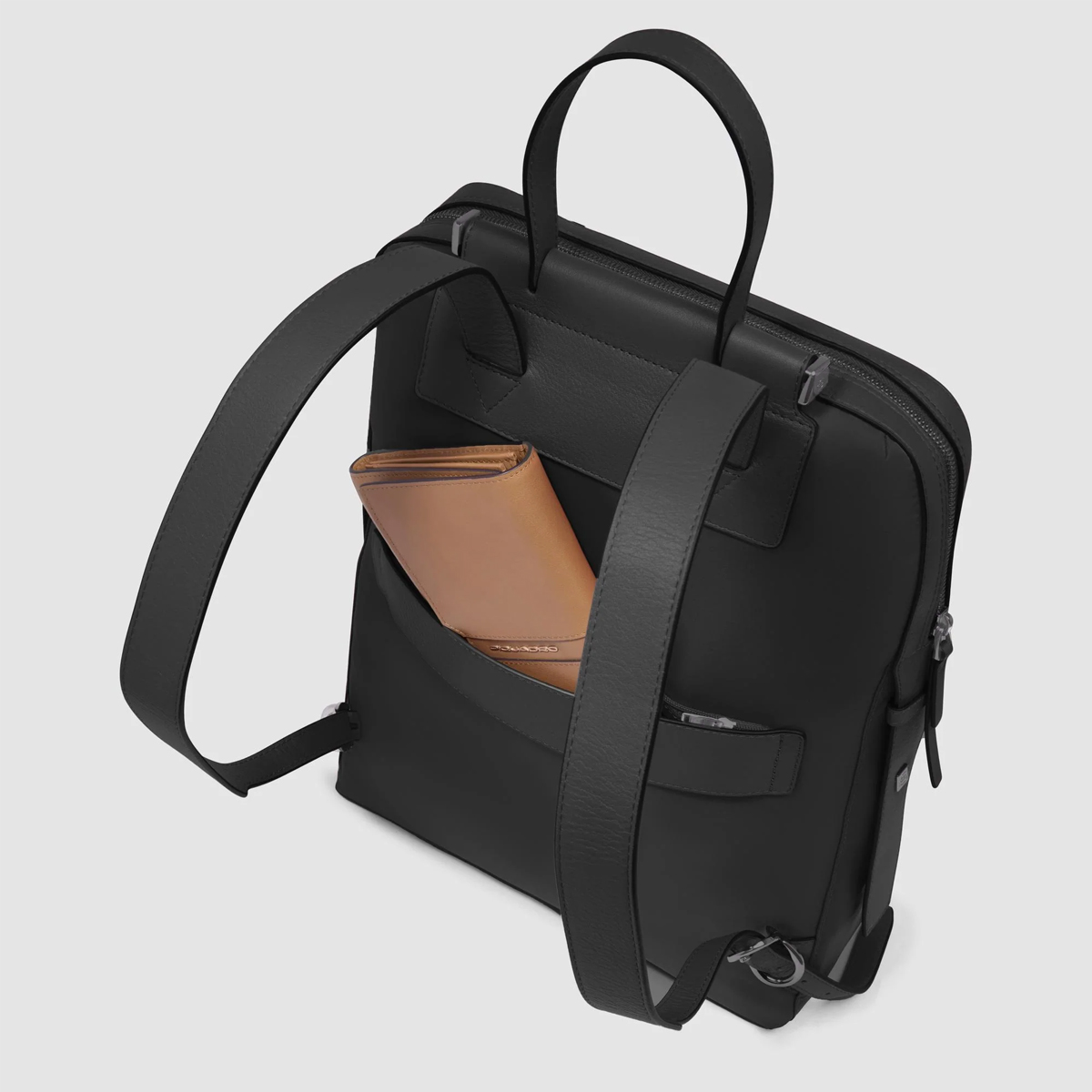 Piquadro Zaino Lyra Porta PC 14" Nero - 4