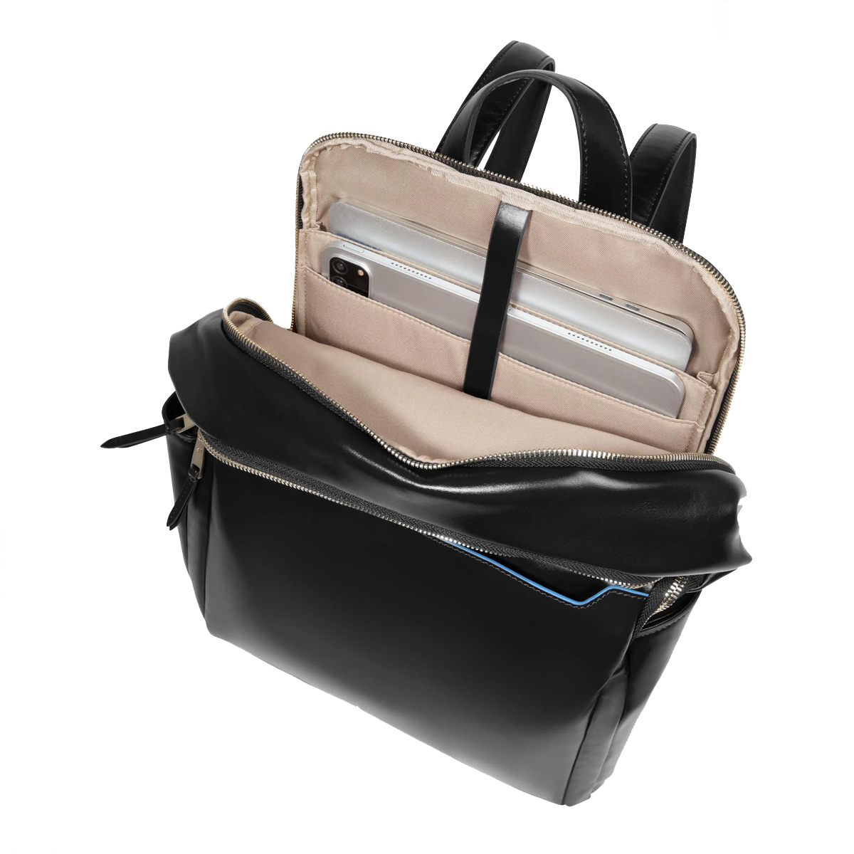 Piquadro Zainetto Blue Square Porta PC 14" Nero - 7