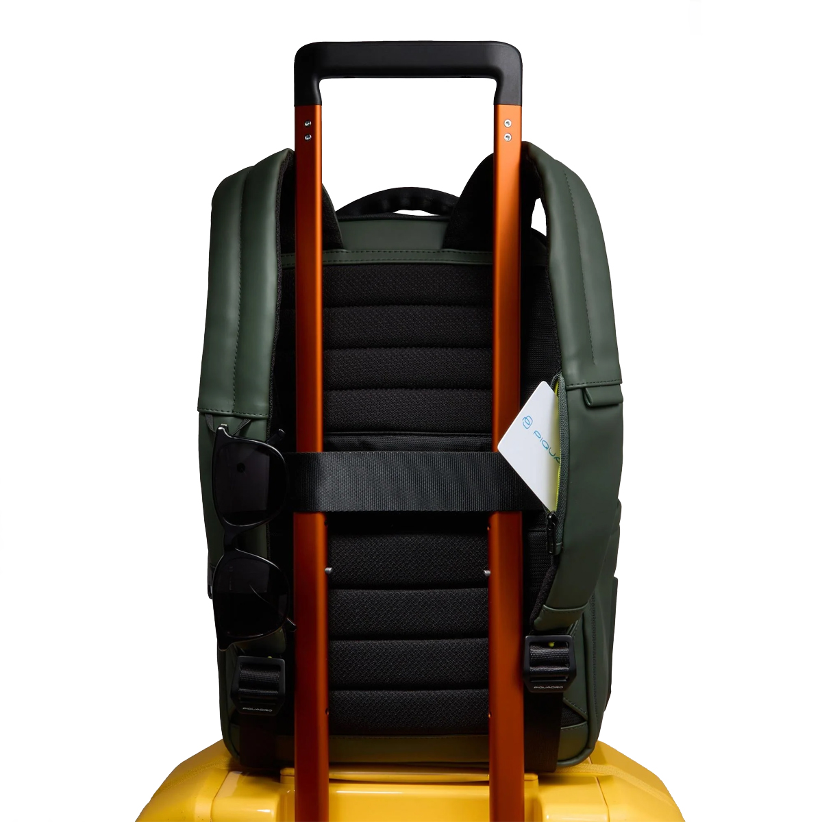 Piquadro Zaino Porta PC 14" Corner 2.0 Verde - 3