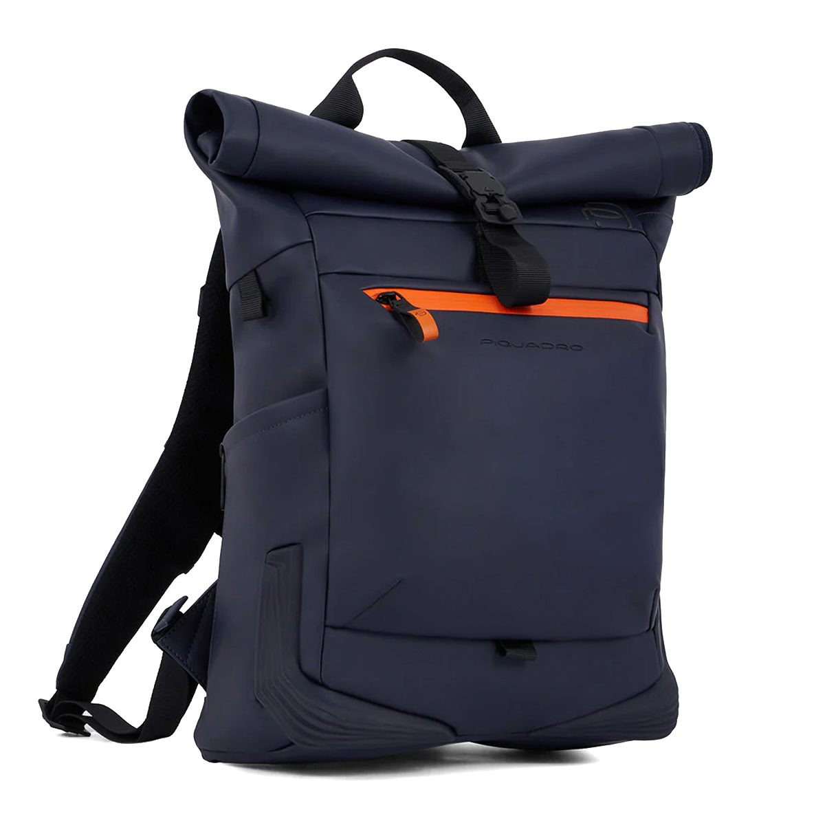 Piquadro Zaino Corner Roll-Top Porta PC 15.6" Blu - 2