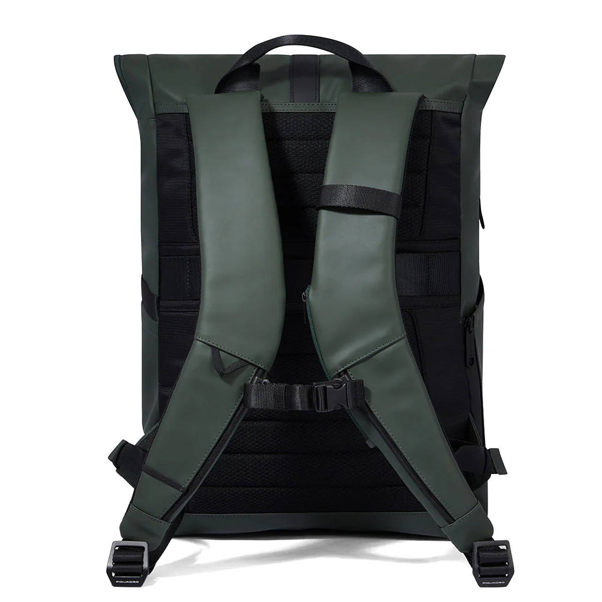 Piquadro Zaino Corner Roll-Top Porta PC 15.6" Verde - 3