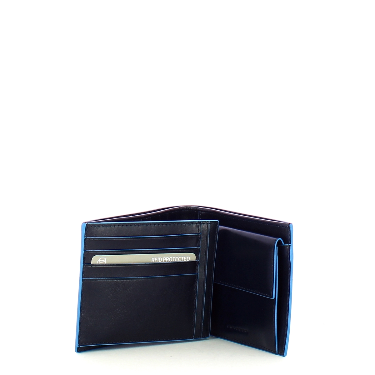 Piquadro Portafoglio con portamonete Blue Square Blu2 - 3 Piquadro Portafoglio con portamonete Blue Square Blu2 - 3