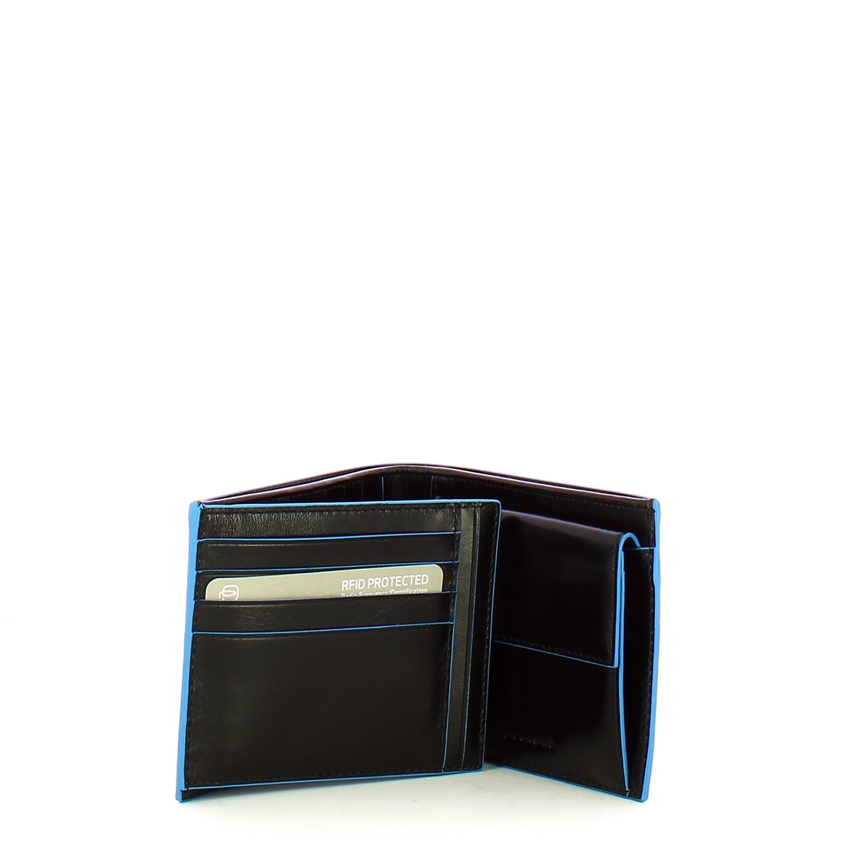 Piquadro Portafoglio con portamonete Blue Square Nero - 3 Piquadro Portafoglio con portamonete Blue Square Nero - 3