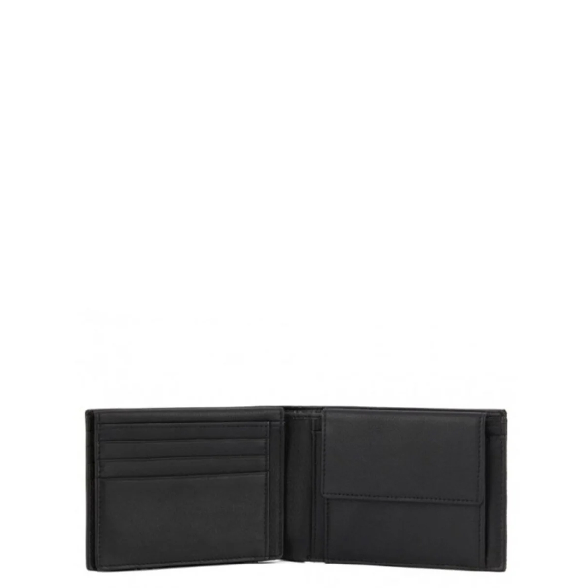Piquadro Portafoglio con portamonete RFID Woody Nero - 2 Piquadro Portafoglio con portamonete RFID Woody Nero - 2
