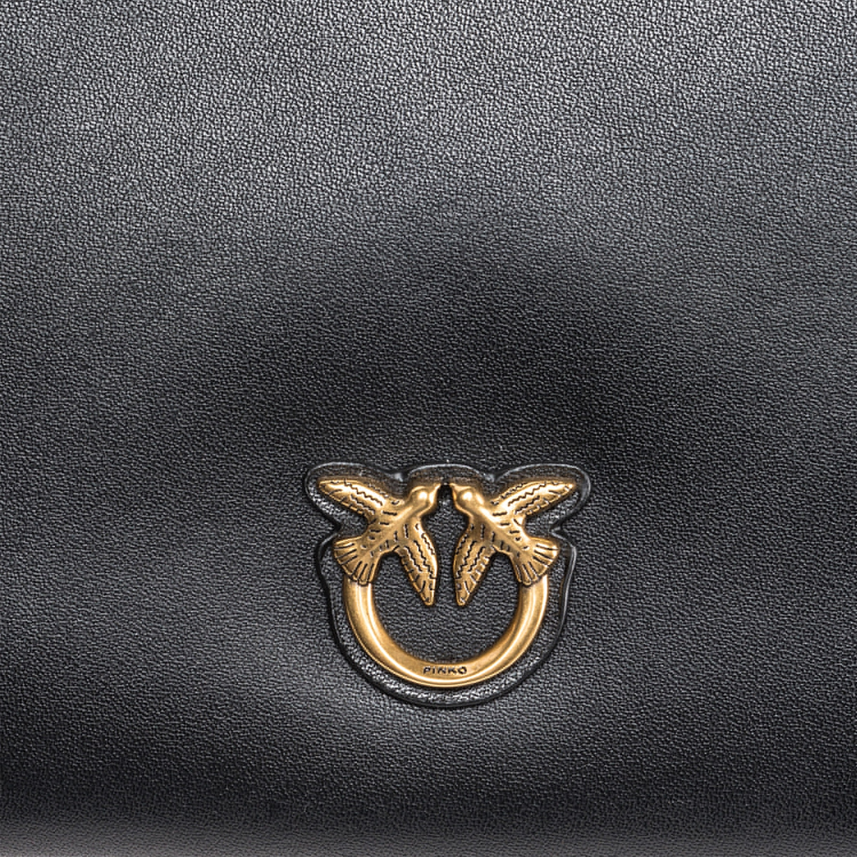 Pinko Pochette Flat Classic Nero Antique Gold - 4 Pinko Pochette Flat Classic Nero Antique Gold - 4