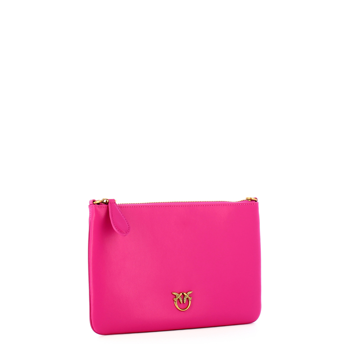 Pinko Pochette Flat Classic Dark Pink Pinko Antique Gold - 2 Pinko Pochette Flat Classic Dark Pink Pinko Antique Gold - 2