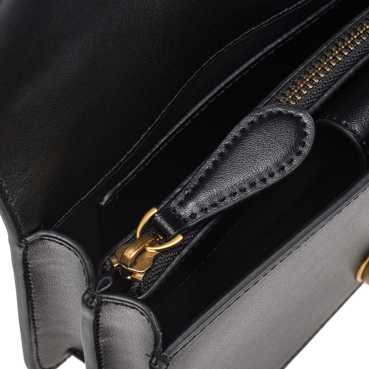 Pinko Mini Borsa a tracolla Love One Simply Nero Antique Gold - 6 Pinko Mini Borsa a tracolla Love One Simply Nero Antique Gold - 6