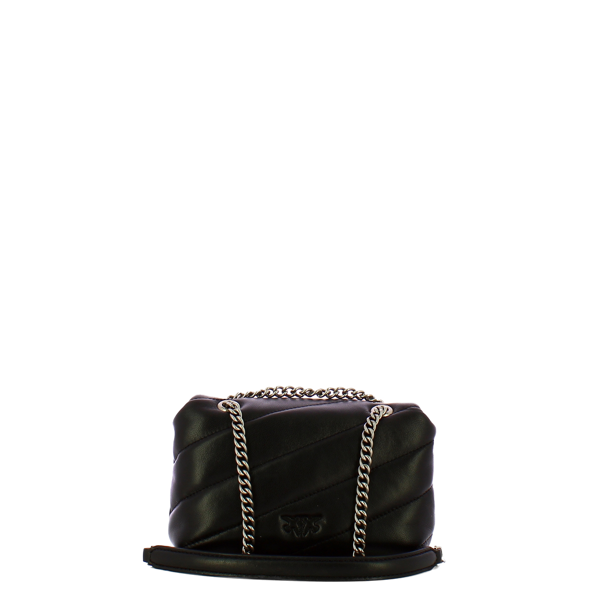 Pinko Mini Borsa a tracolla Love Puff Nero Old Silver - 3 Pinko Mini Borsa a tracolla Love Puff Nero Old Silver - 3