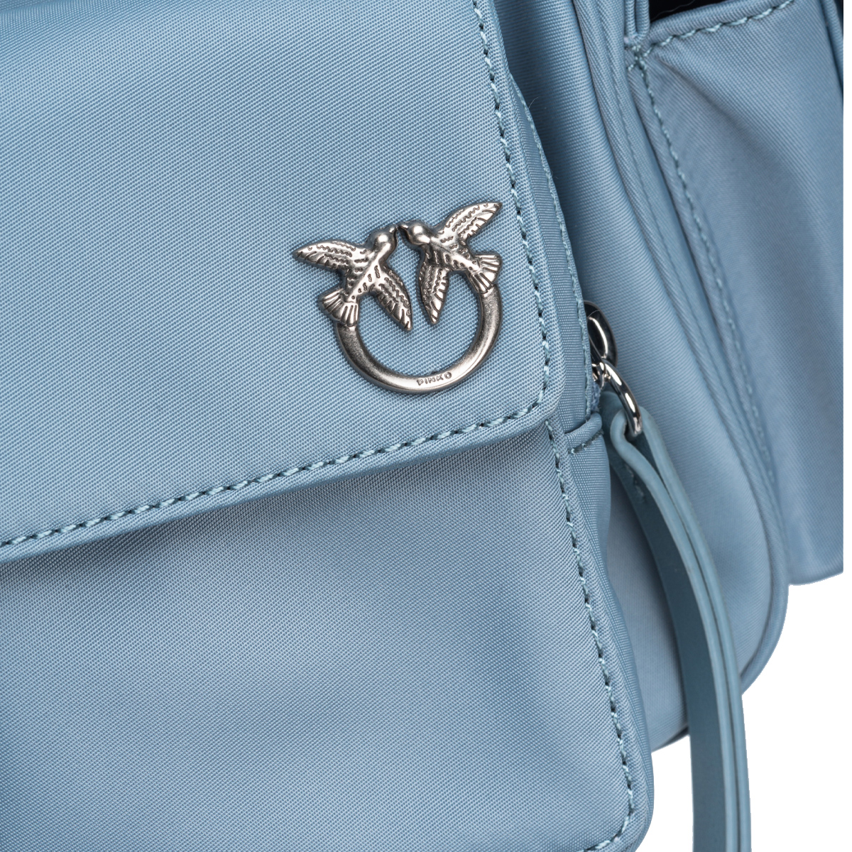 Pinko Borsa a spalla Cargo Cool Blue Shiny Nickel - 4 Pinko Borsa a spalla Cargo Cool Blue Shiny Nickel - 4