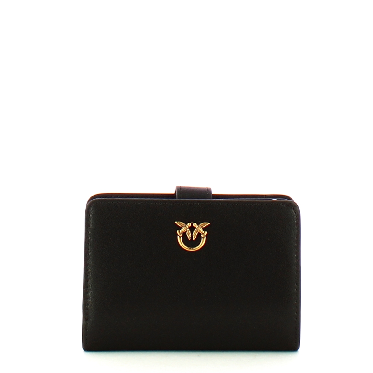 Pinko Portafoglio Multi Pockets Nero Antique Gold - 1 Pinko Portafoglio Multi Pockets Nero Antique Gold - 1