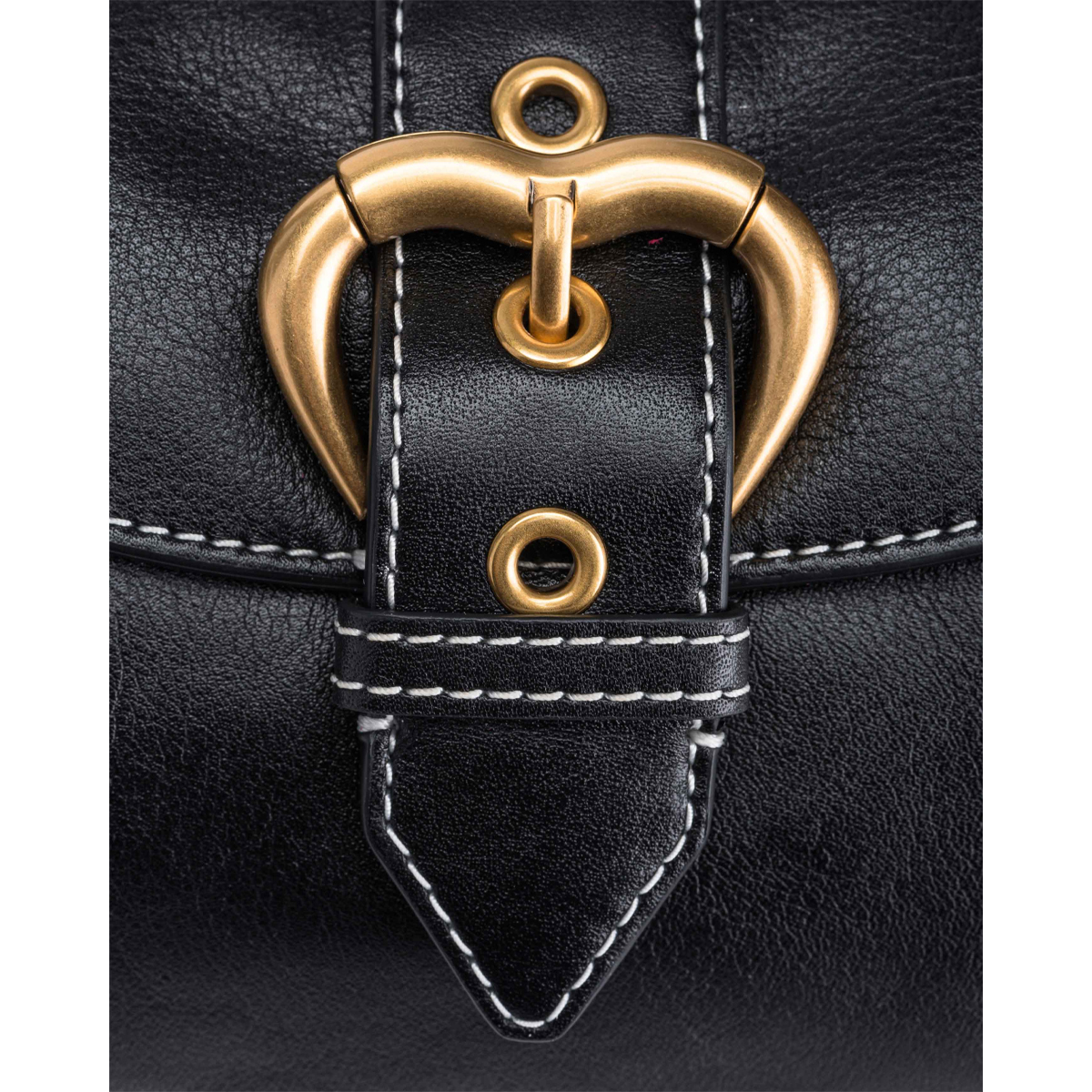 Pinko Borsa a spalla Jolene Mini Nero Antique Gold - 5 Pinko Borsa a spalla Jolene Mini Nero Antique Gold - 5