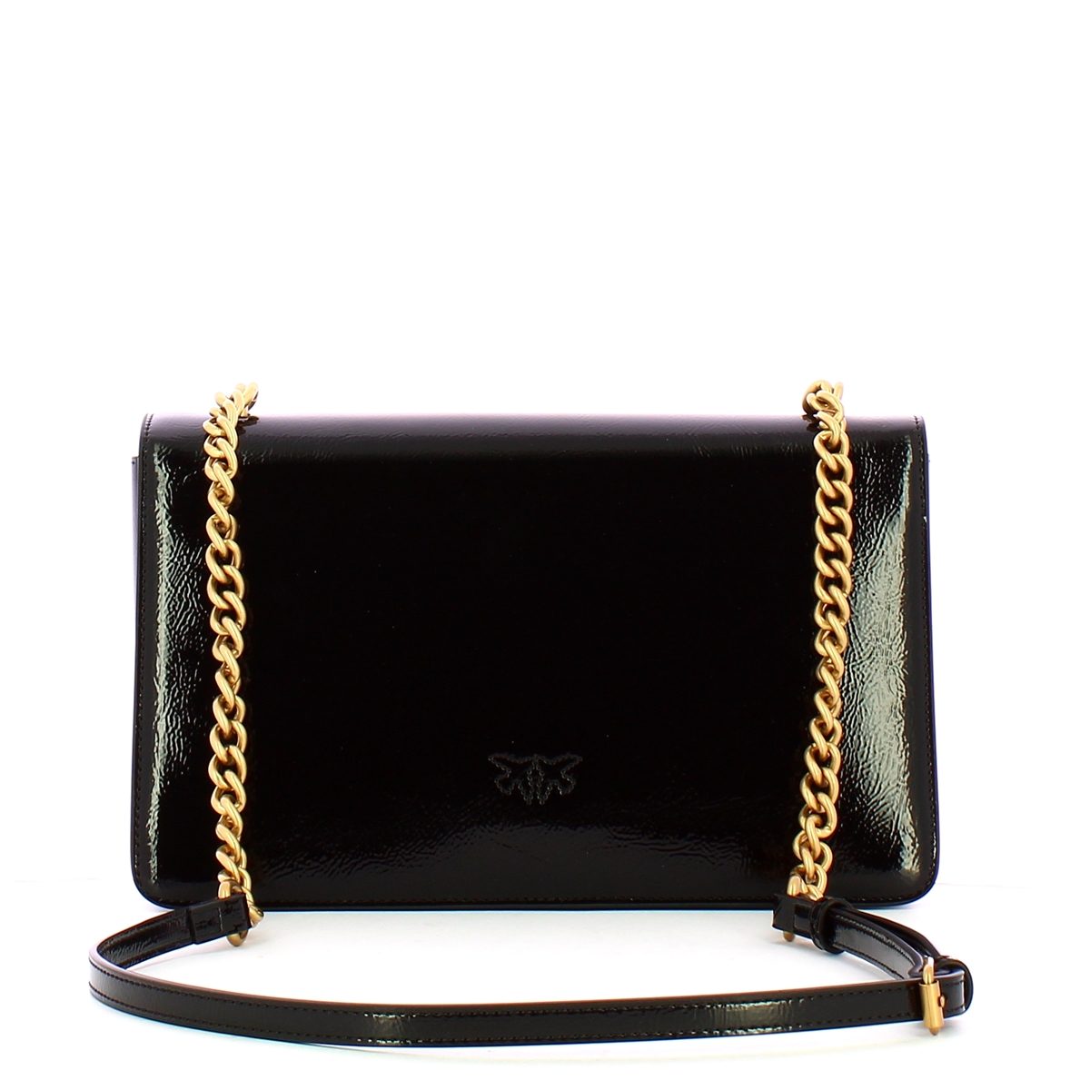 Pinko Borsa a Tracolla Love One Classic Light Nero Antique Gold - 3 Pinko Borsa a Tracolla Love One Classic Light Nero Antique Gold - 3