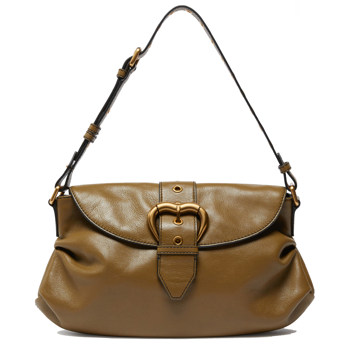 Pinko Borsa a spalla Jolene Classic Nero Antique Gold - 1 Pinko Borsa a spalla Jolene Classic Nero Antique Gold - 1
