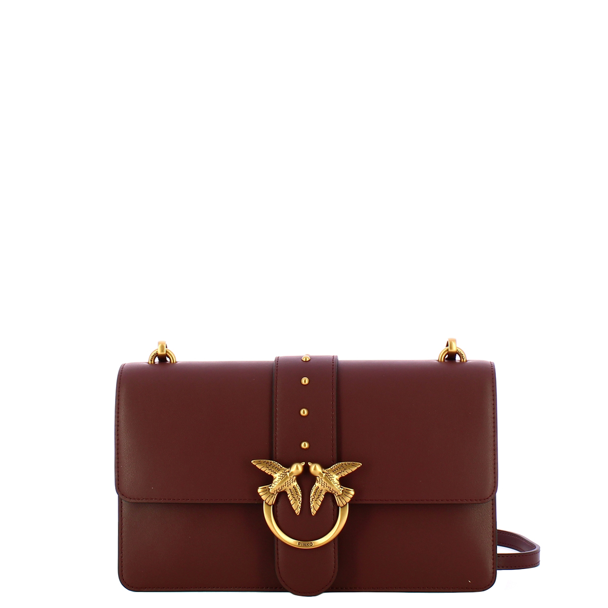Pinko Tracolla Love One Classic Ciocc. Amaro Antique Gold - 1