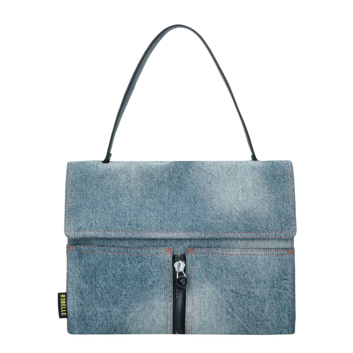 Rebelle Borsa a spalla Clio L Denim Black - 1