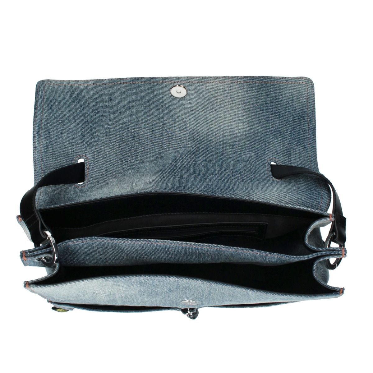 Rebelle Borsa a spalla Clio L Denim Black - 6