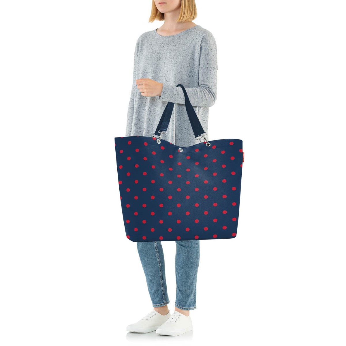 REIS Shopper XL Mixed Dots Red - 3 REIS Shopper XL Mixed Dots Red - 3