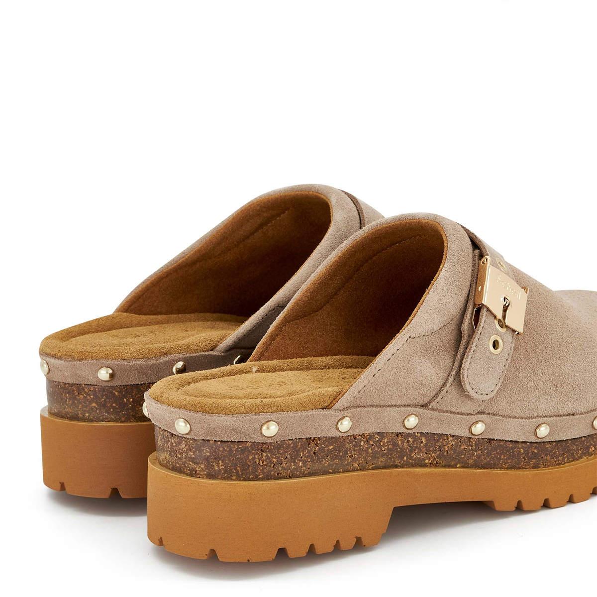 Scholl Zoccolo Cindy Cork Dark Beige - 6 Scholl Zoccolo Cindy Cork Dark Beige - 6