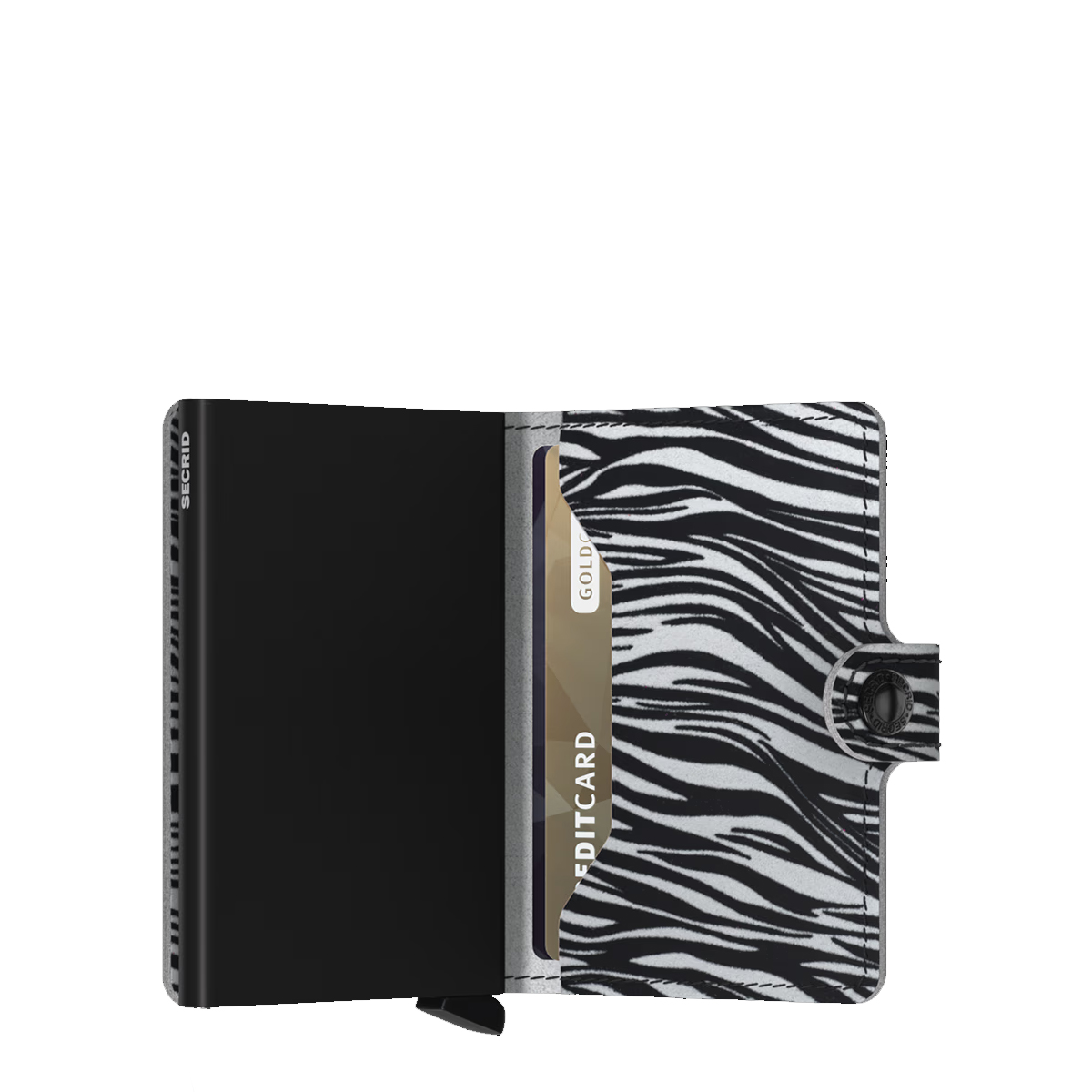 Secrid Miniwallet Zebra Light Grey - 3 Secrid Miniwallet Zebra Light Grey - 3