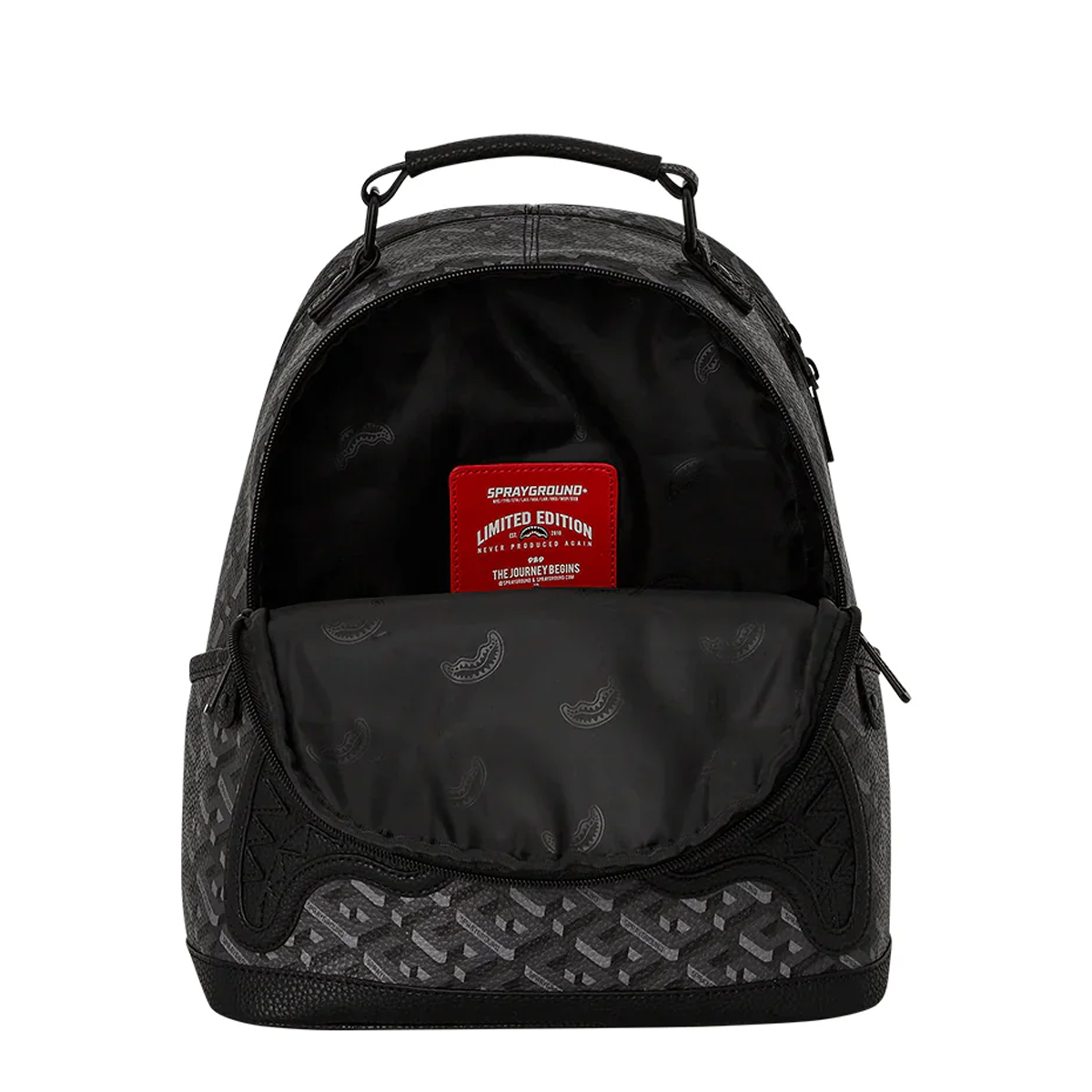 Sprayground Zaino Small 3DSG Blackout Savage Limited Edition - 6