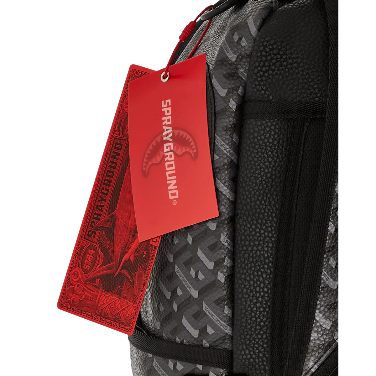 Sprayground Zaino 3DSG Blackout Limited Edition - 10