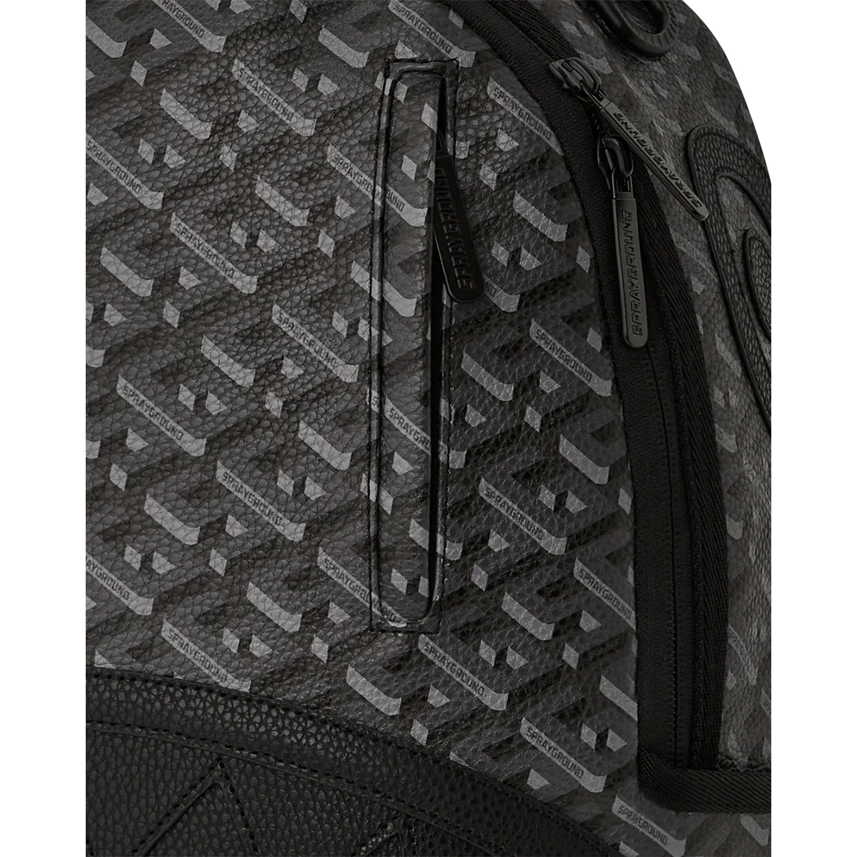 Sprayground Zaino 3DSG Blackout Limited Edition - 7