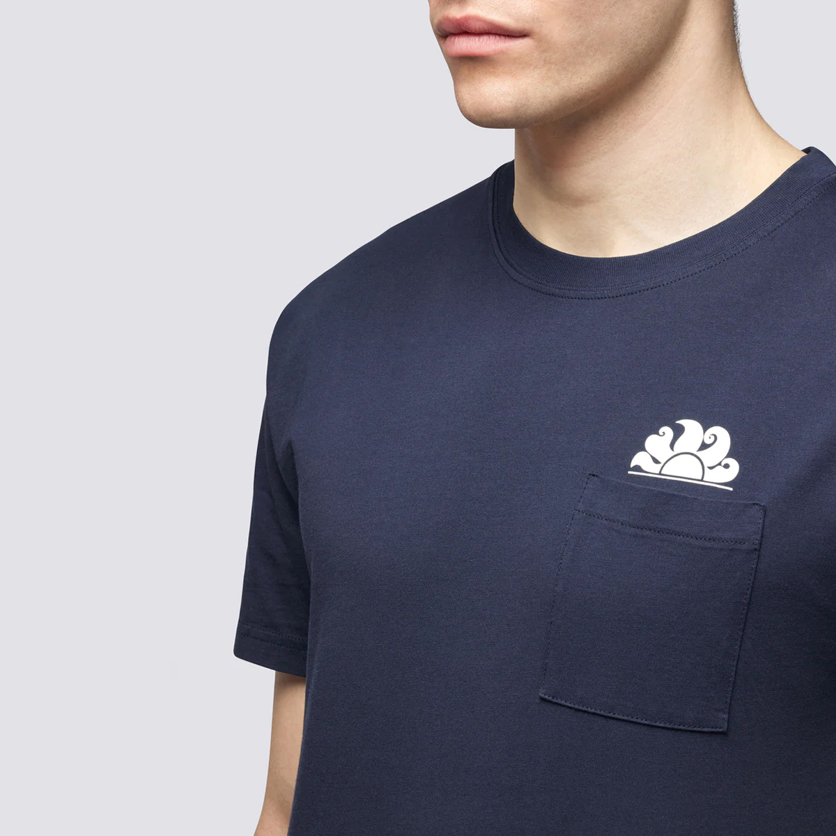 SUND T-Shirt con taschino Navy - 4 SUND T-Shirt con taschino Navy - 4