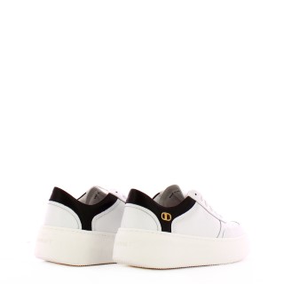 Twin Set Sneakers con dettaglio Oval T Bianco Ottico Nero - 3