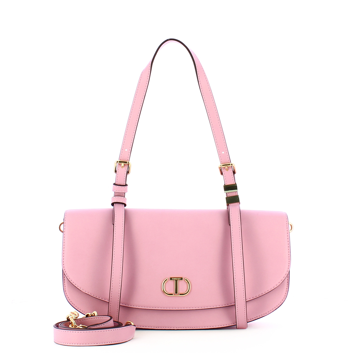 Twin Set Borsa a spalla con Oval T Prism Pink - 4 Twin Set Borsa a spalla con Oval T Prism Pink - 4