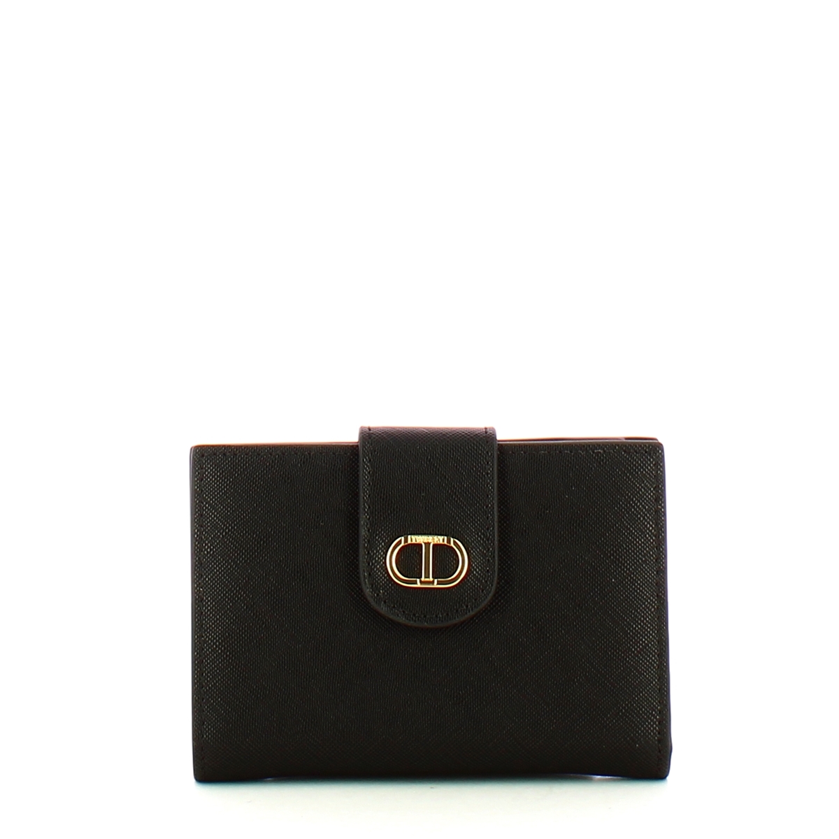 Twin Set Portafoglio Medio Oval T Nero - 1 Twin Set Portafoglio Medio Oval T Nero - 1