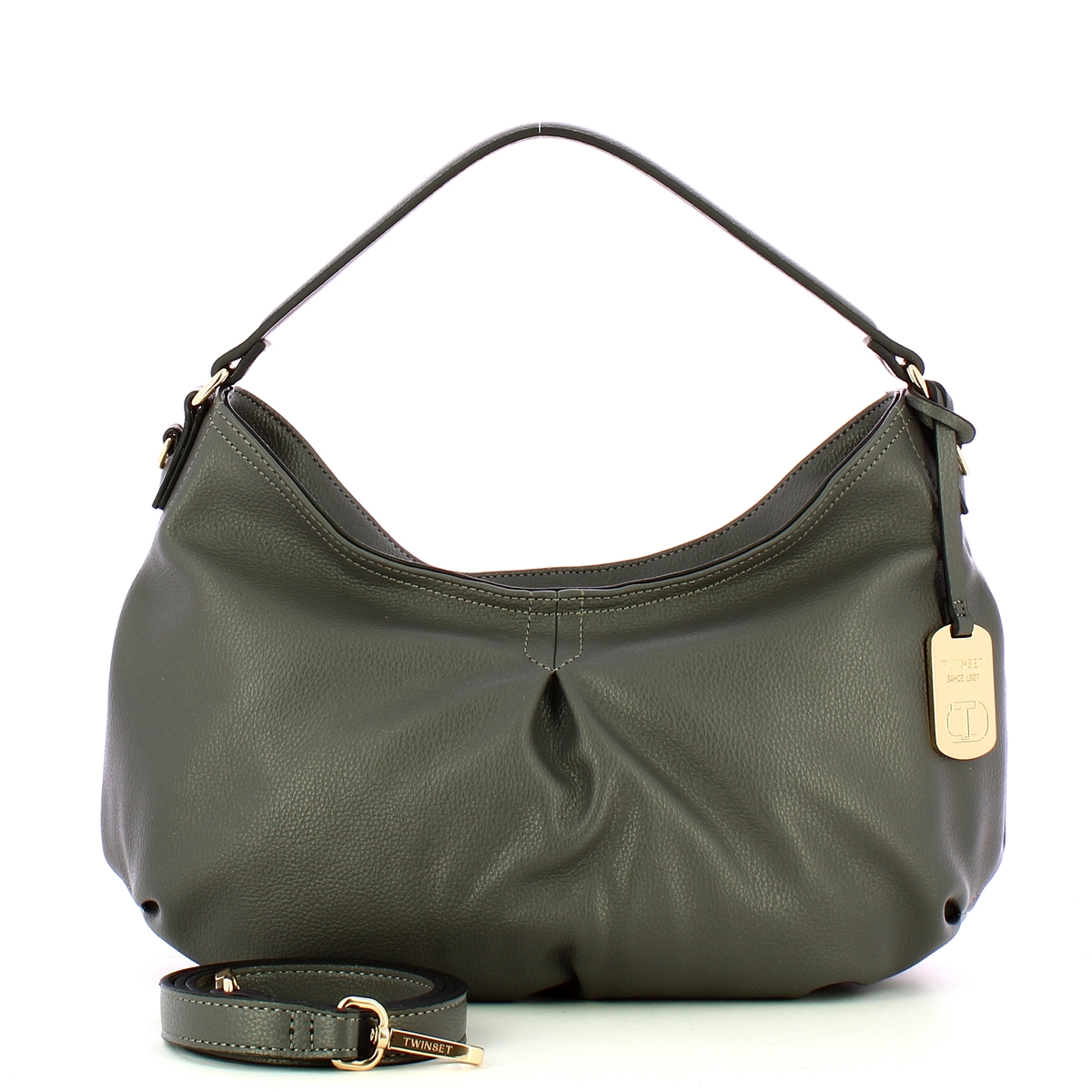 Twin Set Sottospalla Hobo Piccola Grey Stone - 4