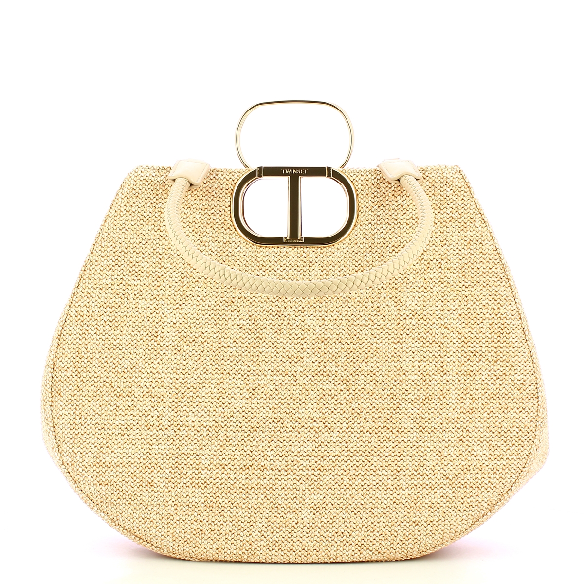 Twinset Tote Grande Lila Paglia - 3