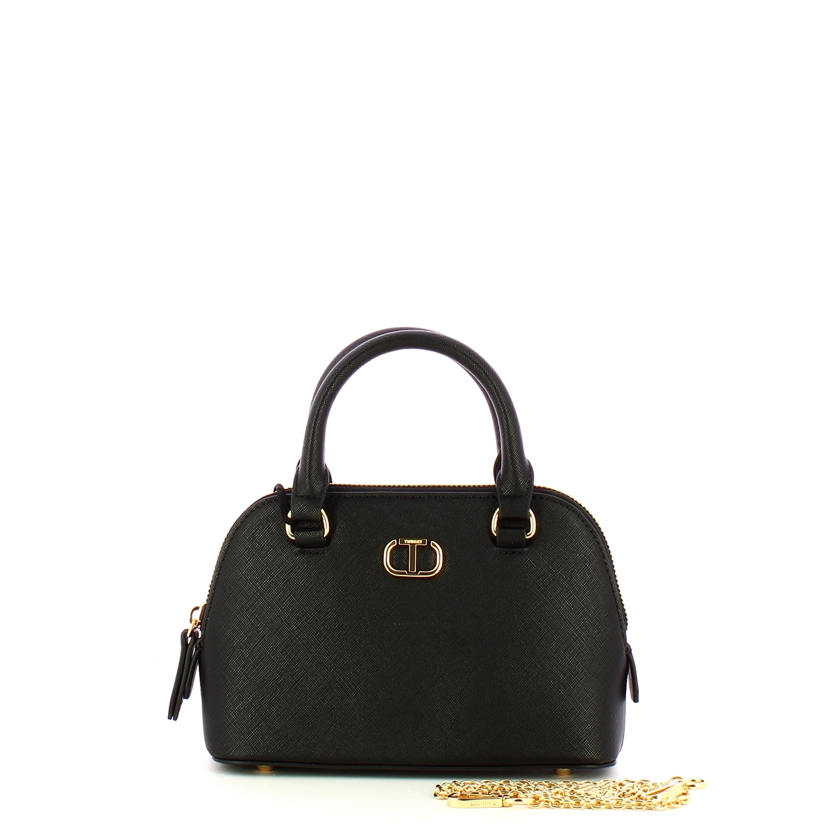 Twinset Mini Tote Oval T Nero - 4 Twinset Mini Tote Oval T Nero - 4