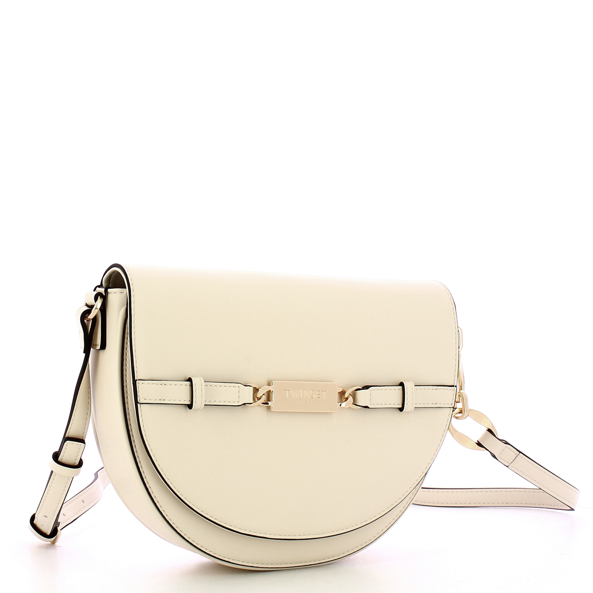 Twinset Borsa a tracolla Round White Cream - 2 Twinset Borsa a tracolla Round White Cream - 2