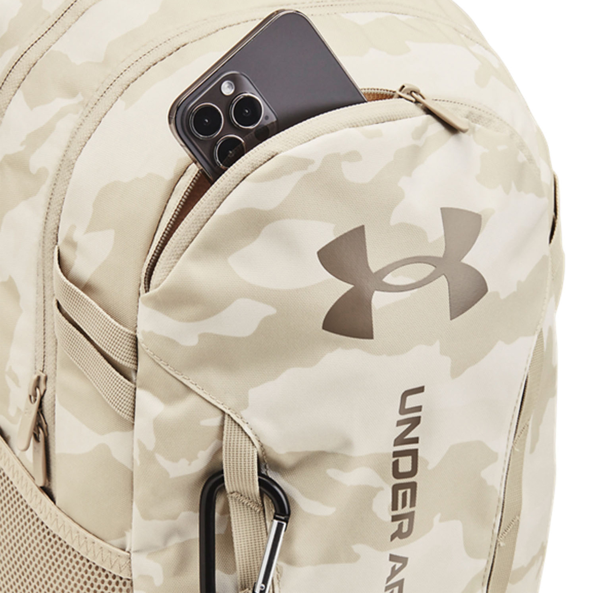 UNDE Zaino UA Hustle 6.0 Summit White - 3 UNDE Zaino UA Hustle 6.0 Summit White - 3