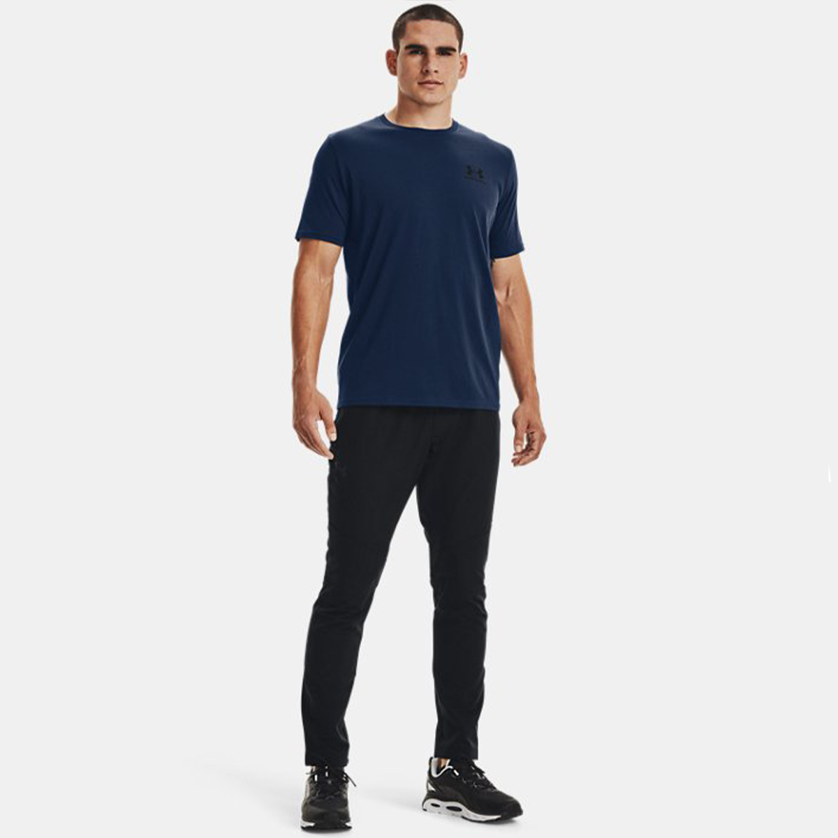 UNDE T-Shirt UA Left Chest Logo Academy Black - 5 UNDE T-Shirt UA Left Chest Logo Academy Black - 5