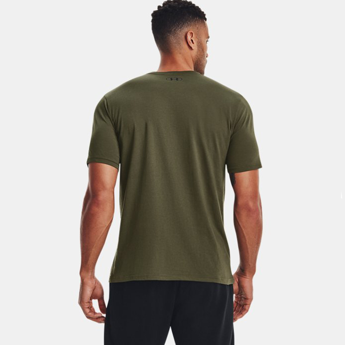 UNDE T-Shirt UA Left Chest Logo Marine OD Green Black Black - 4 UNDE T-Shirt UA Left Chest Logo Marine OD Green Black Black - 4