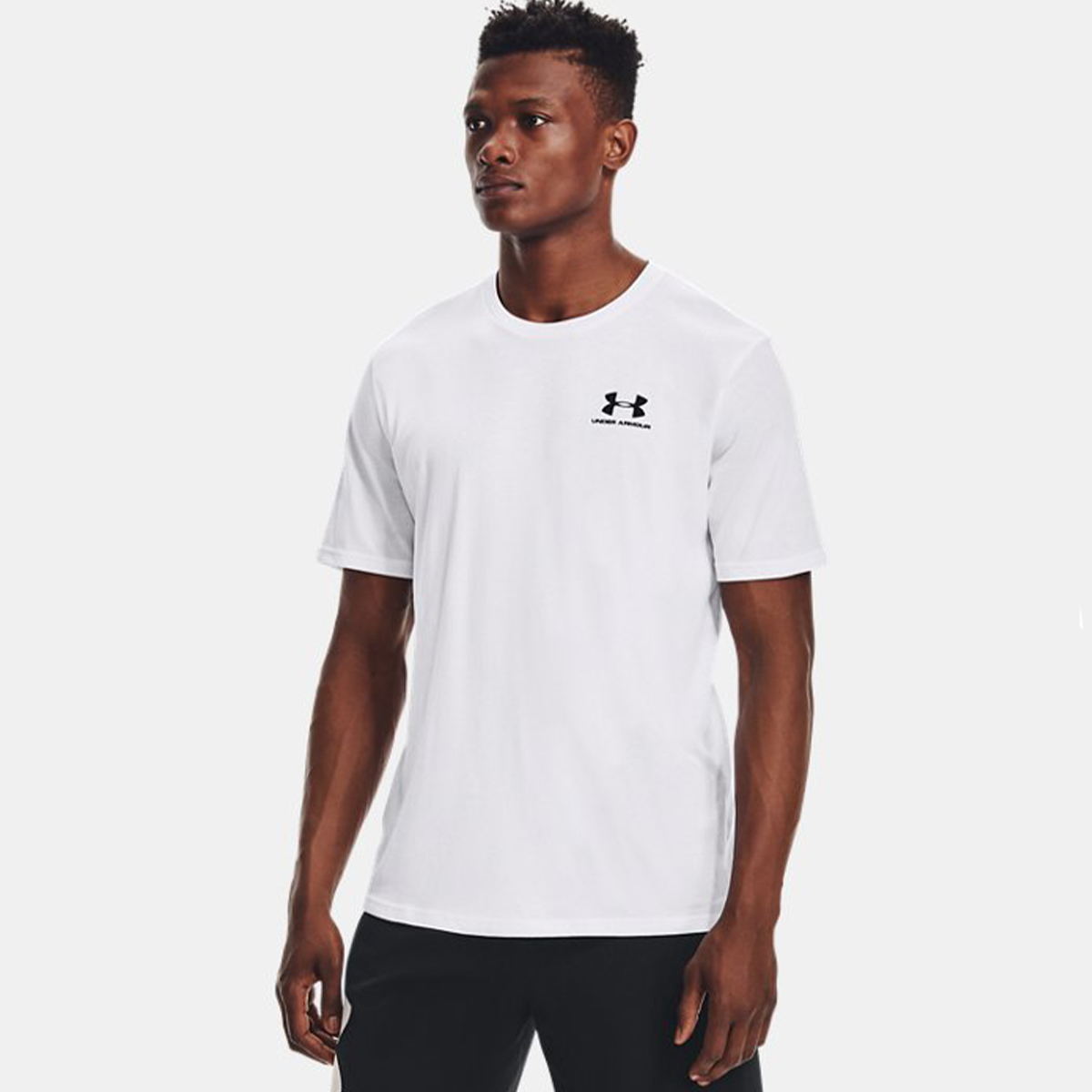 UNDE T-Shirt UA Left Chest Logo Marine White Black - 3 UNDE T-Shirt UA Left Chest Logo Marine White Black - 3