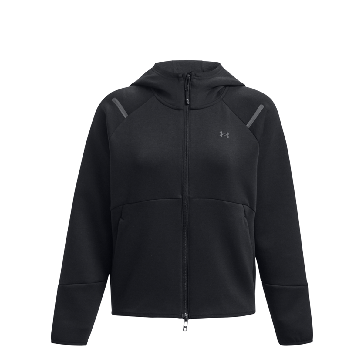 UNDE Felpa UA Unstoppable Fleece Ful Zip Black - 1