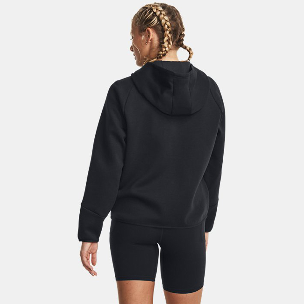 UNDE Felpa UA Unstoppable Fleece Ful Zip Black - 4