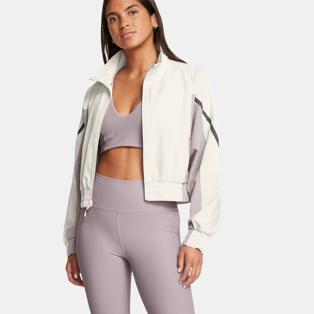 UNDE Felpa UA Unstoppable Crop Summit White - 4