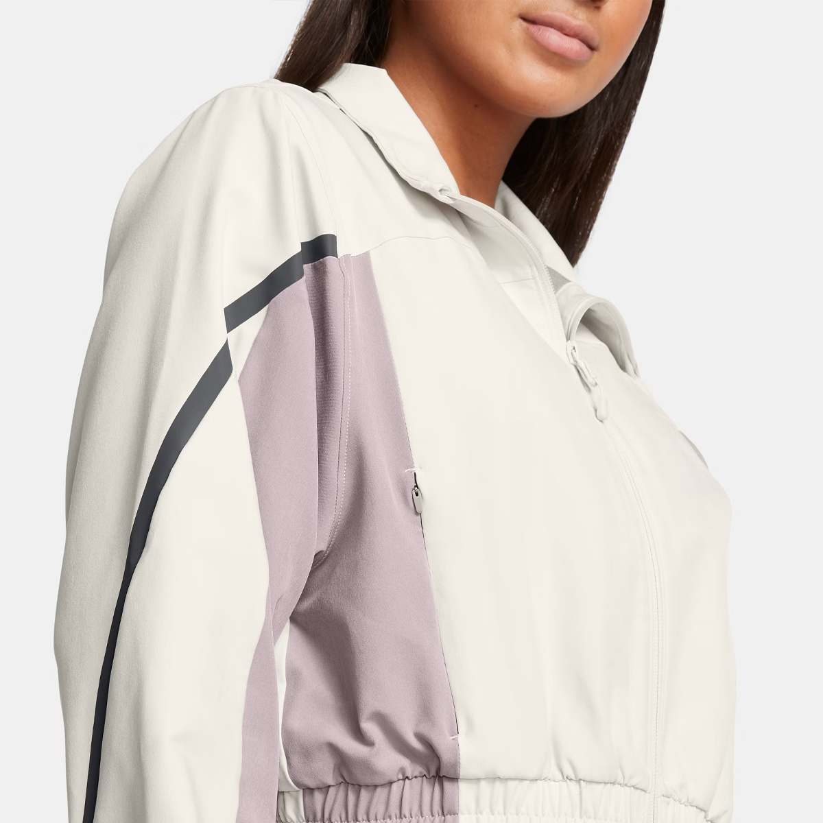 UNDE Felpa UA Unstoppable Crop Summit White - 5