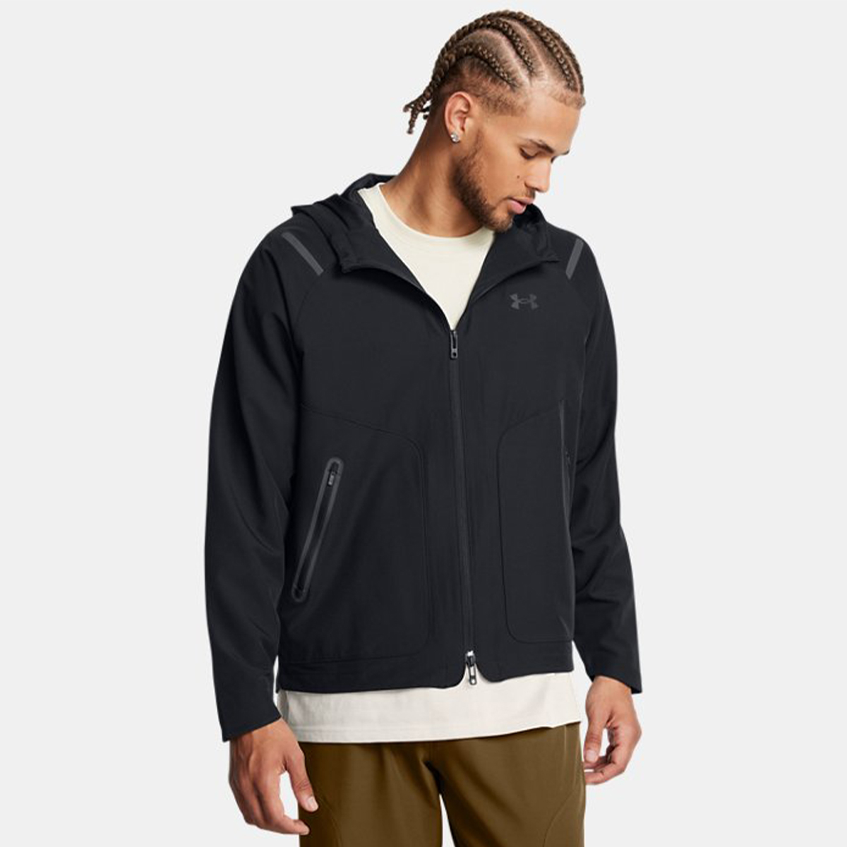 UNDE Giacca UA Unstoppable Left Chest Black - 2 UNDE Giacca UA Unstoppable Left Chest Black - 2