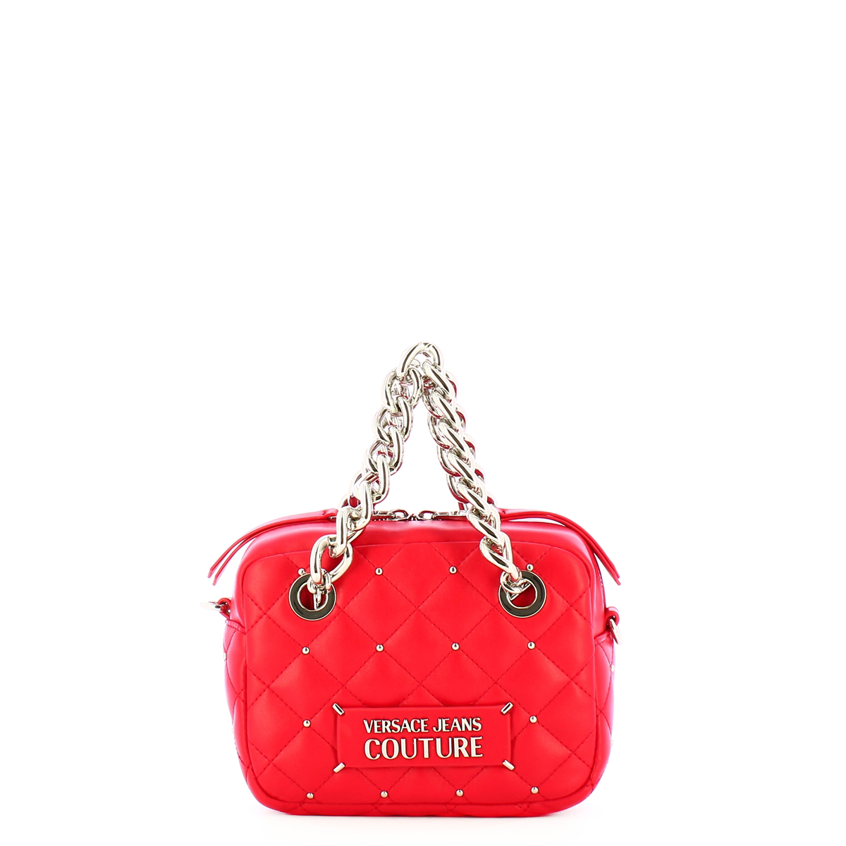 Versace Jeans Couture Mini Bauletto trapuntato Scarlet - 1 Versace Jeans Couture Mini Bauletto trapuntato Scarlet - 1