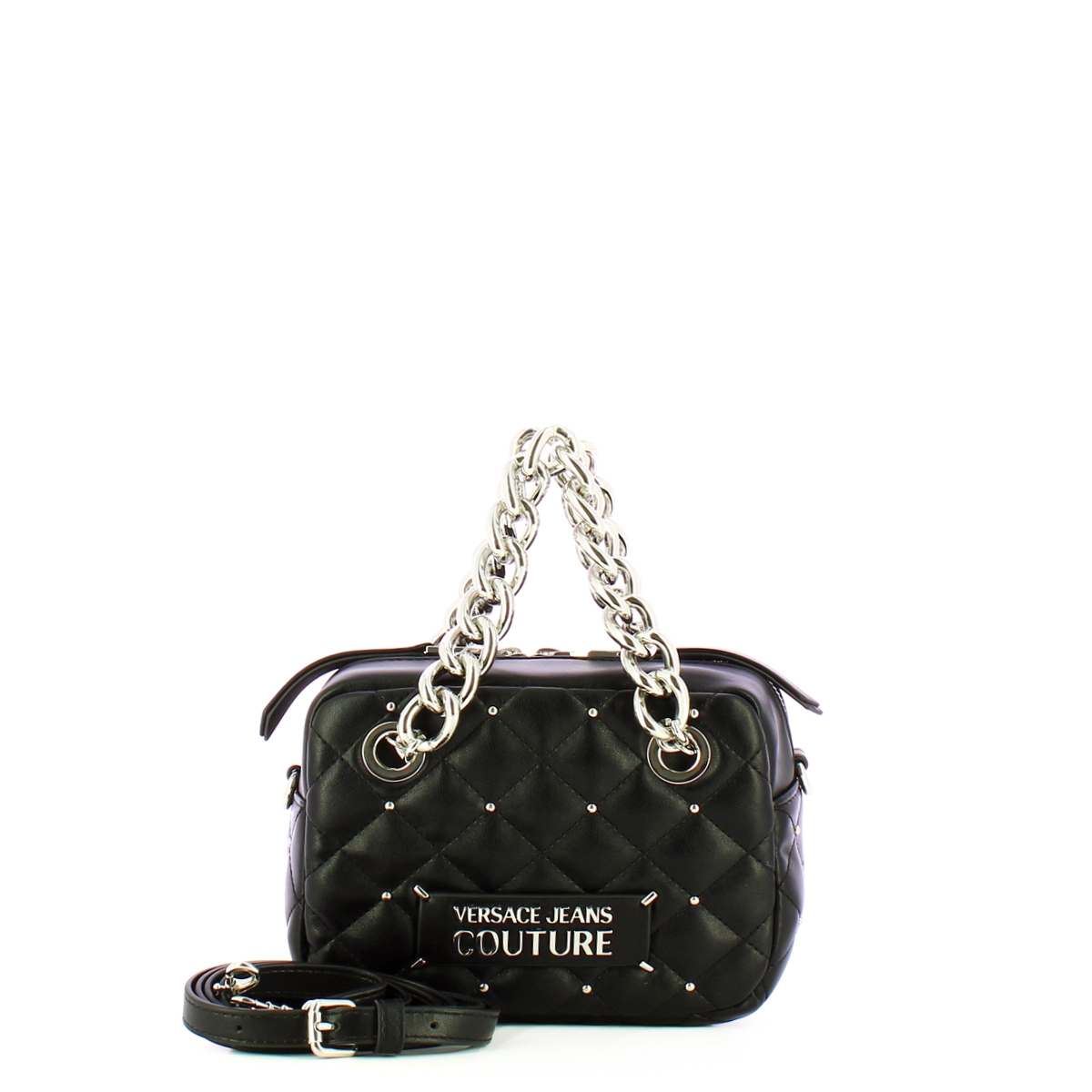 Versace Jeans Couture Mini Bauletto trapuntato Black - 4 Versace Jeans Couture Mini Bauletto trapuntato Black - 4