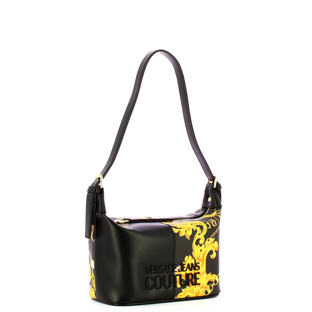 Versace Jeans Couture Borsa a spalla Rock Cut Black Gold - 2 Versace Jeans Couture Borsa a spalla Rock Cut Black Gold - 2