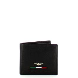 Aeronautica Militare Portafoglio Fighter in pelle con portamonete - 1