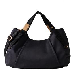 Borbonese Borsa a mano Medium Dark Black - 1