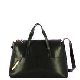Borbonese Bauletto Large in pelle Nero - 1