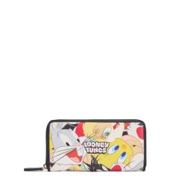 Braccialini Portafoglio Allfriend Looney Tunes Zip Around grande - 1